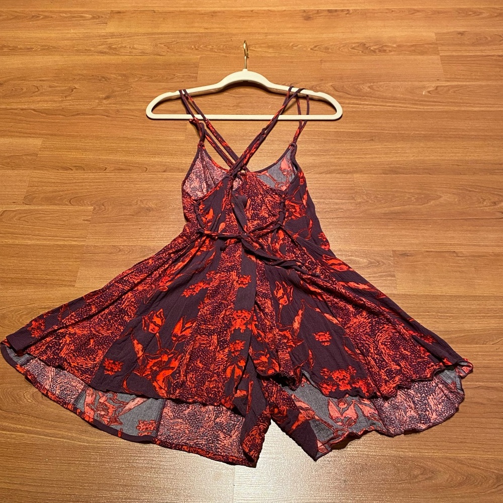 Free People romper crisscross straps -Small